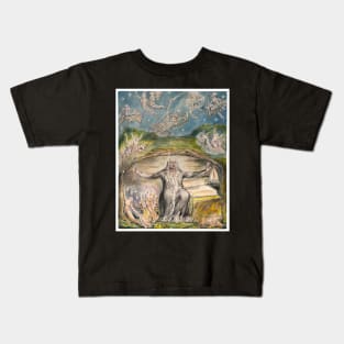 illustration to milton s l allegro and il penseroso 1820 - William Blake Kids T-Shirt